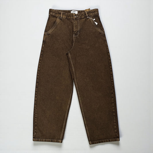 Balloon jeans in brown washed