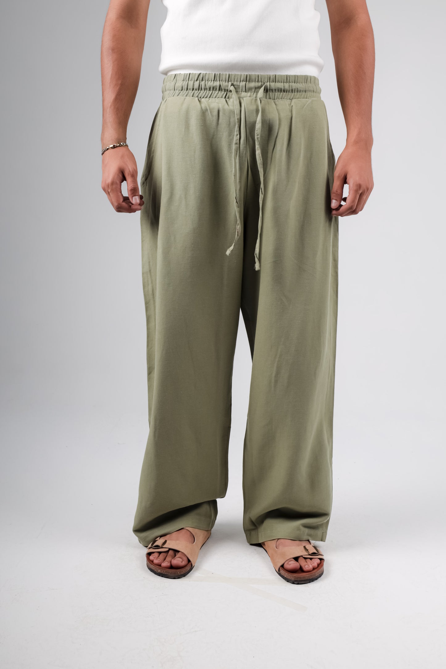 Barrier super baggy linen pants