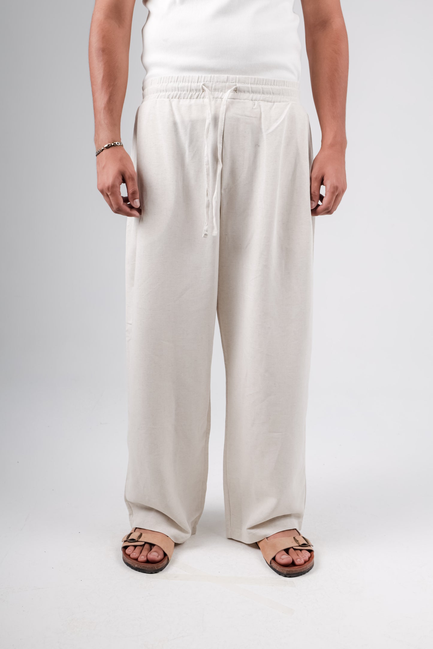 Barrier super baggy linen pants