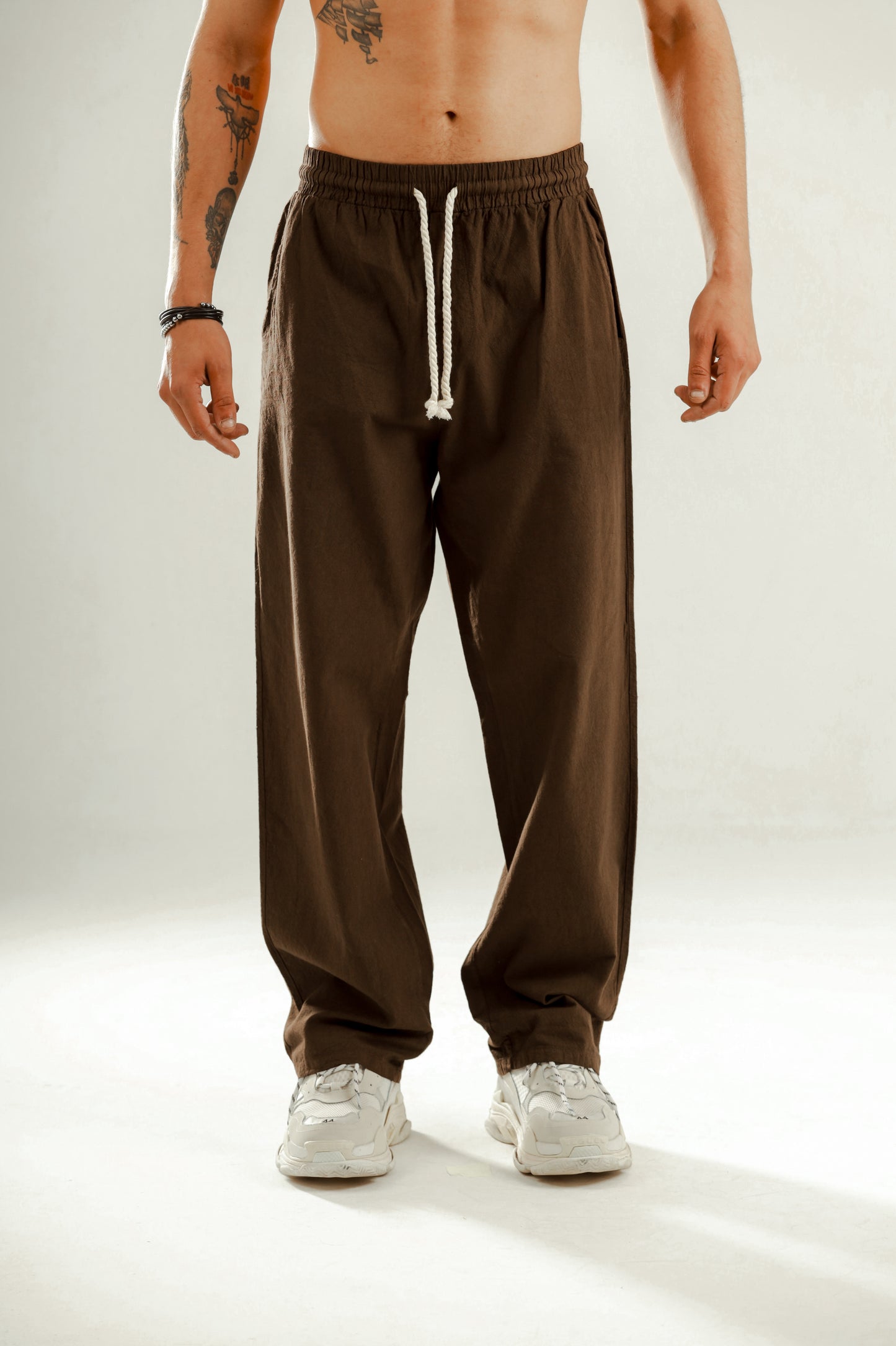 Barrier Baggy linen blend trouser
