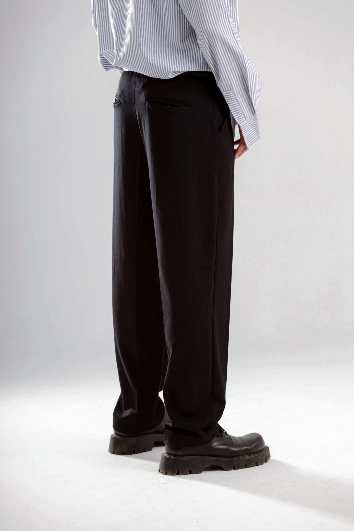 pull on smart wide leg trouser