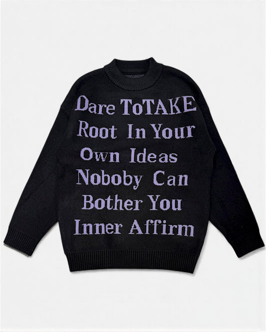 Knitted sweater 7213