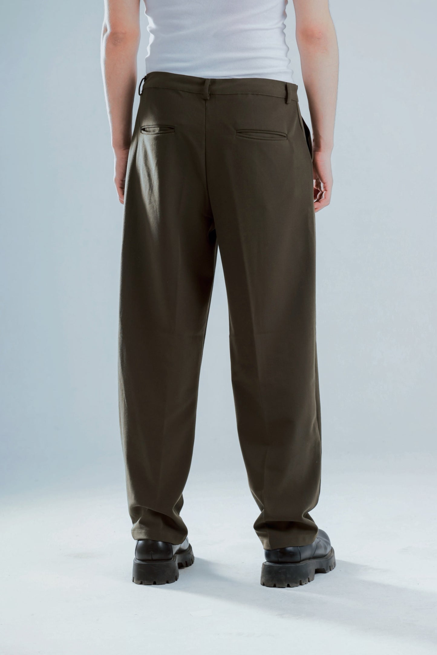 pull on smart wide leg trouser