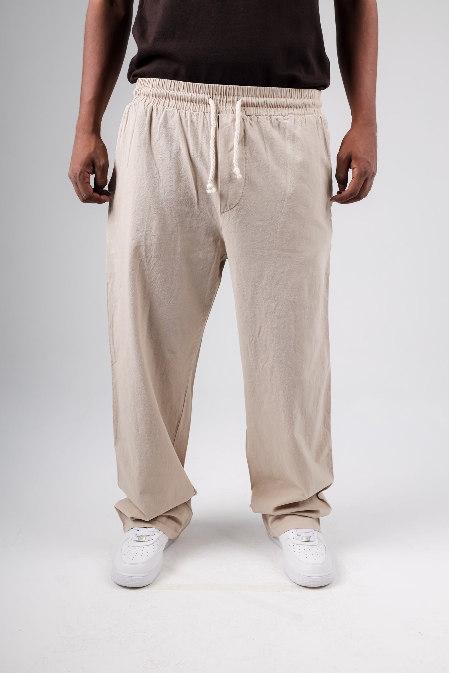 Barrier Baggy linen blend trouser