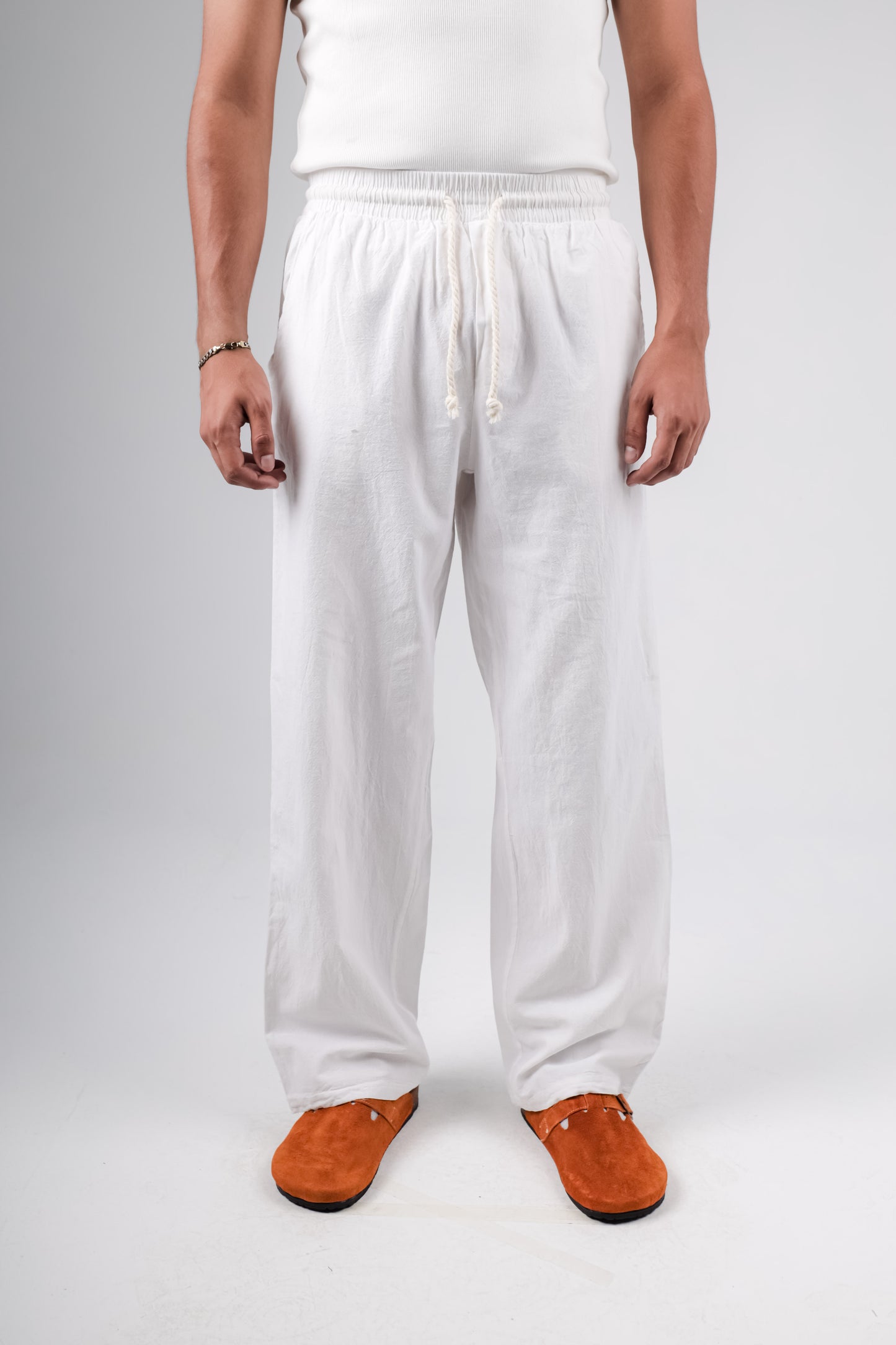 Barrier Baggy linen blend trouser