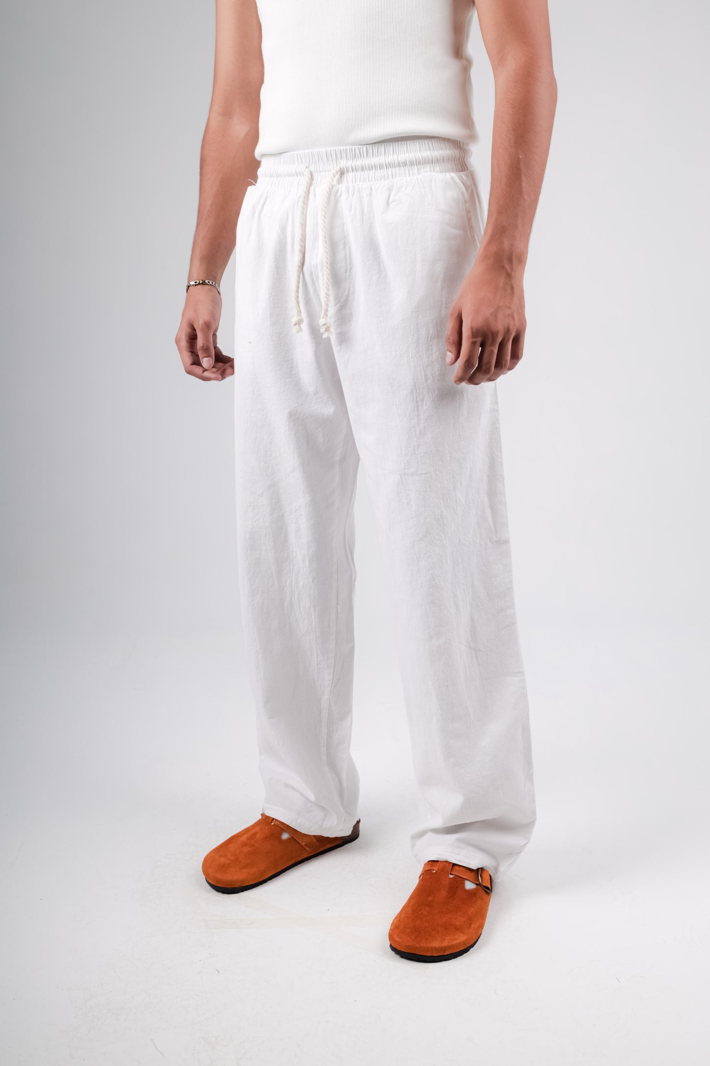 Barrier Baggy linen blend trouser