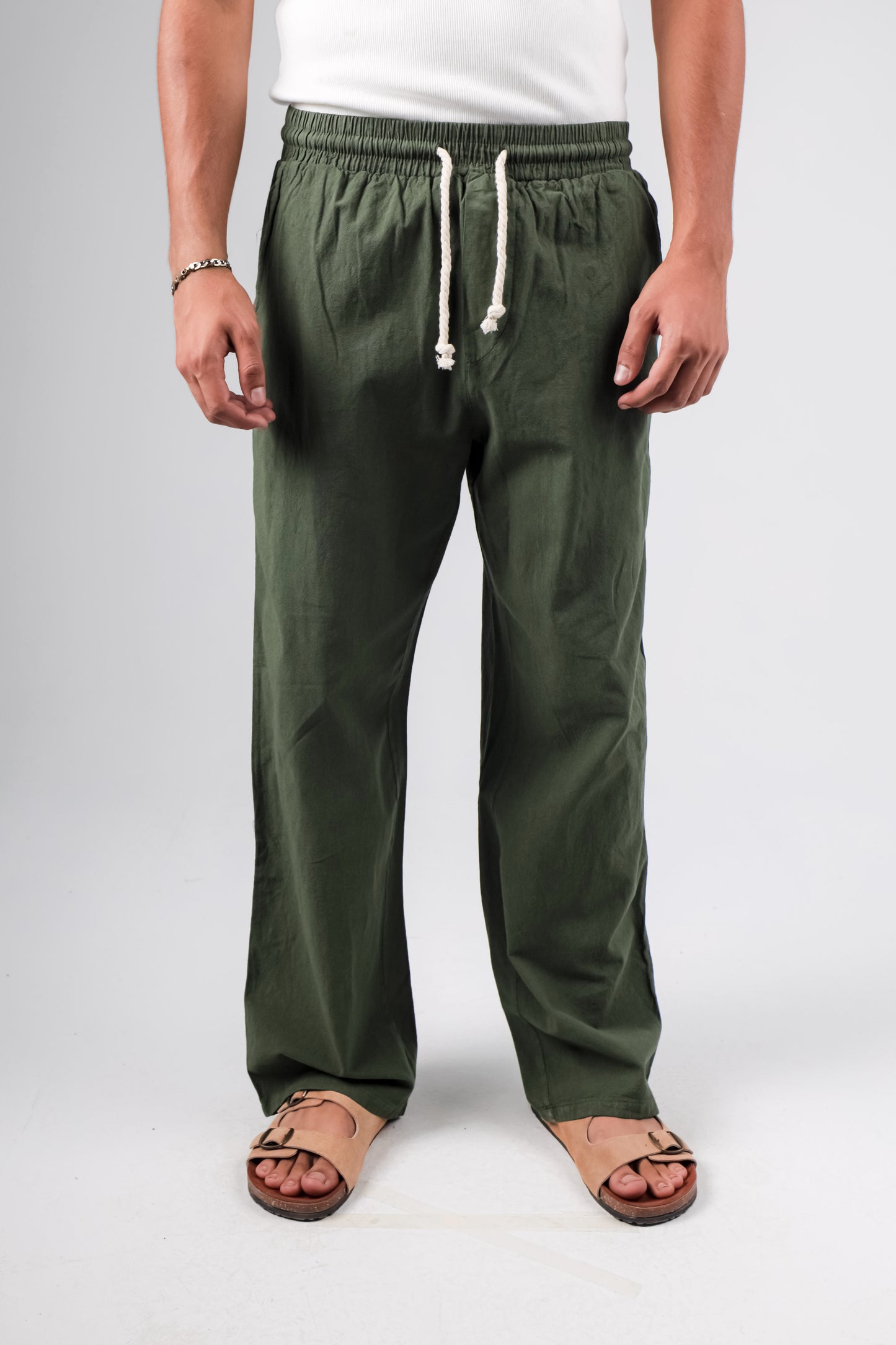 Barrier Baggy linen blend trouser