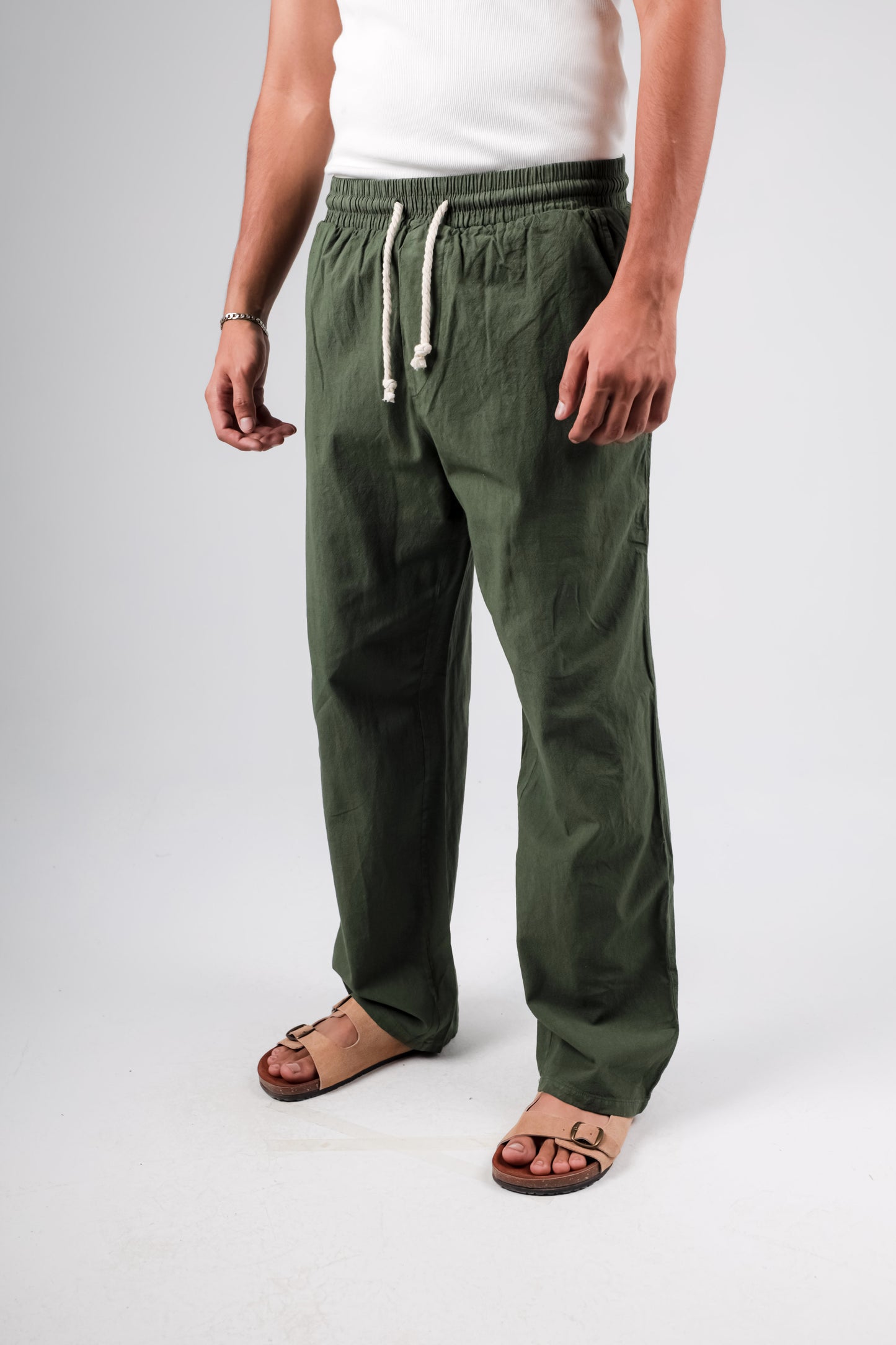 Barrier Baggy linen blend trouser