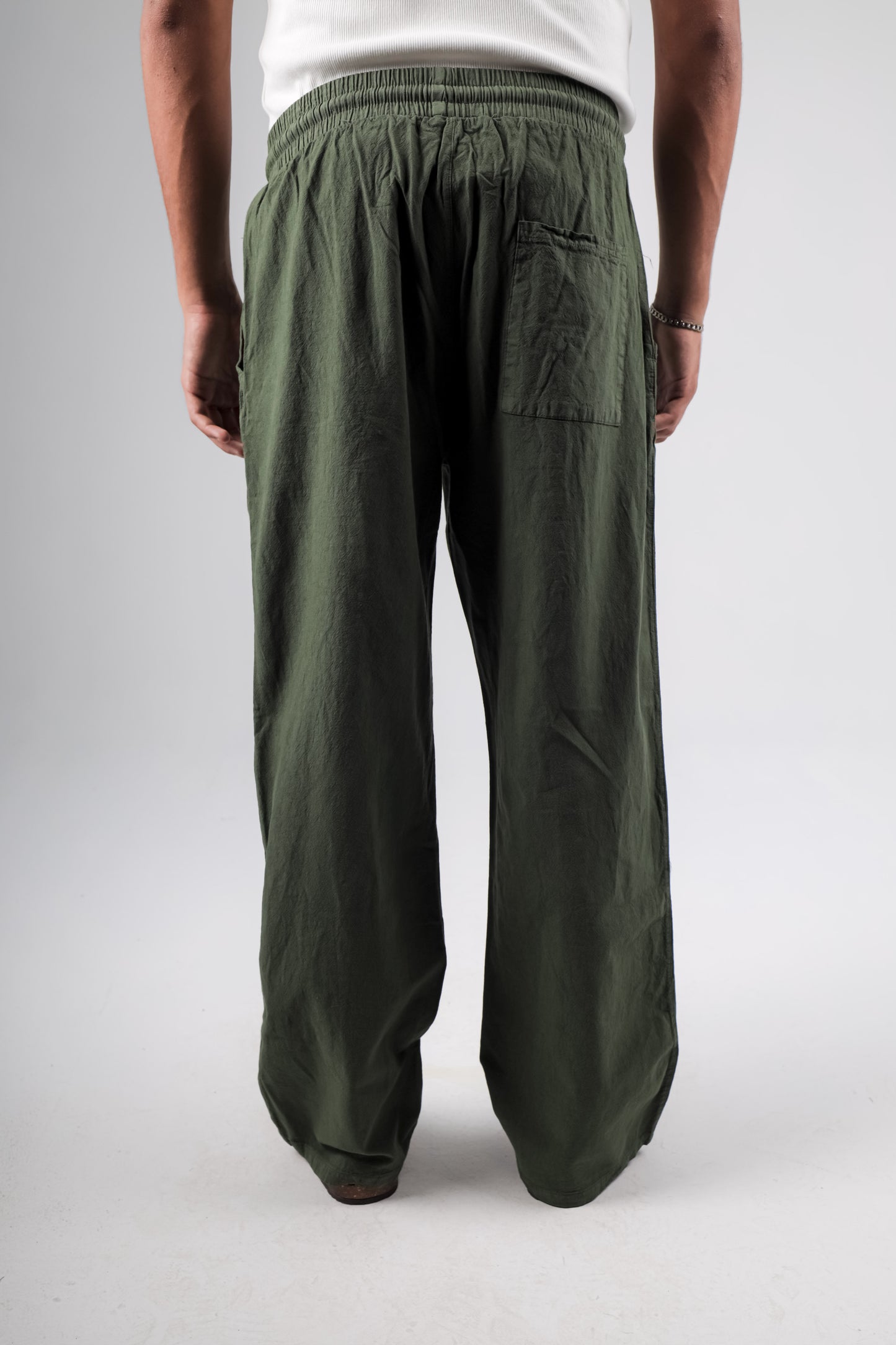 Barrier Baggy linen blend trouser