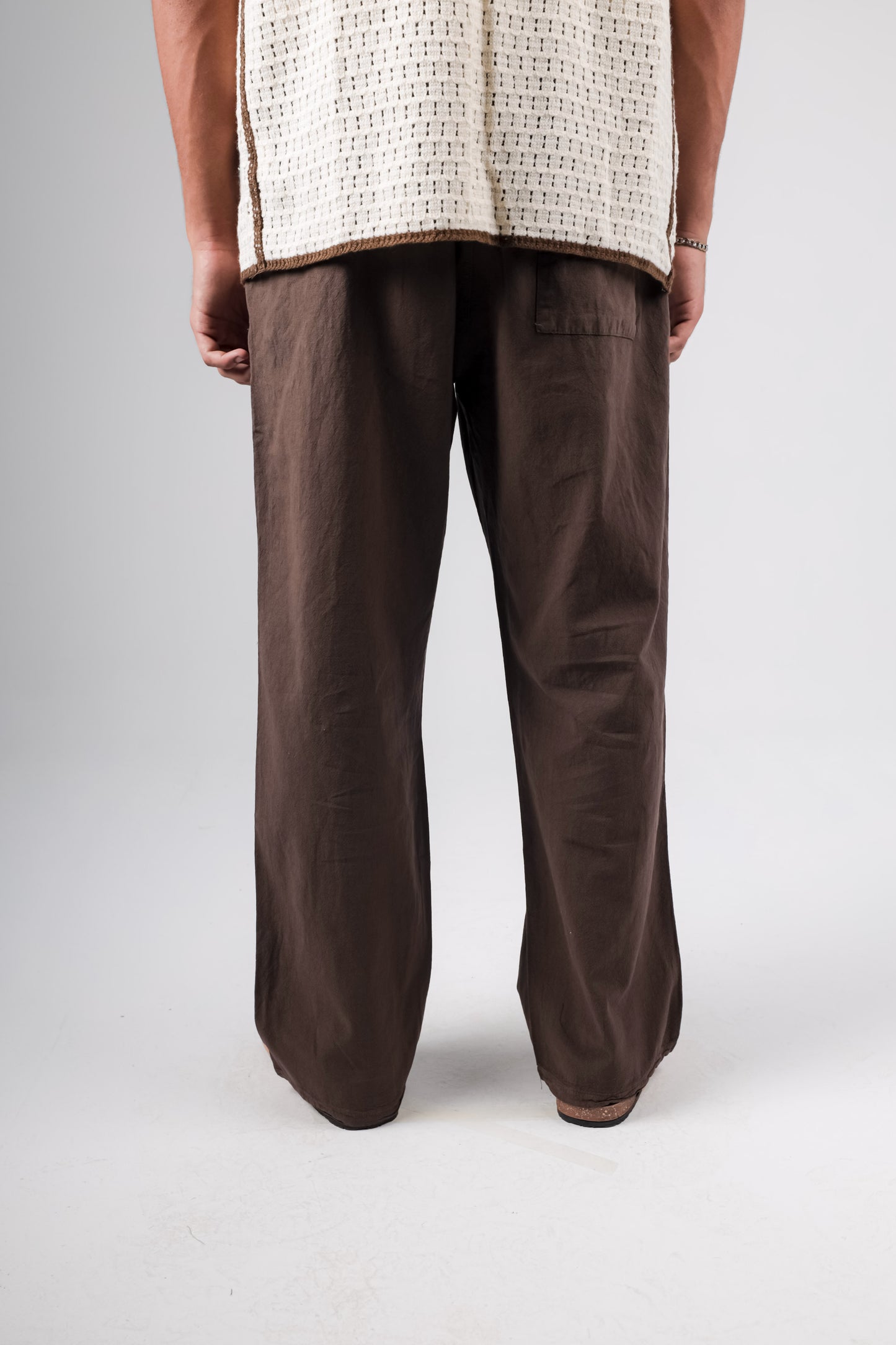 Barrier Baggy linen blend trouser