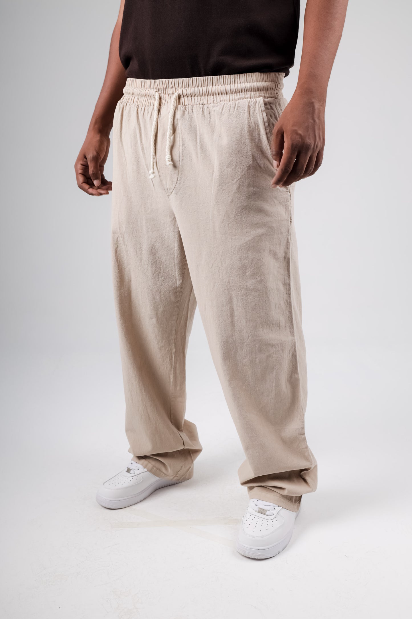 Barrier Baggy linen blend trouser