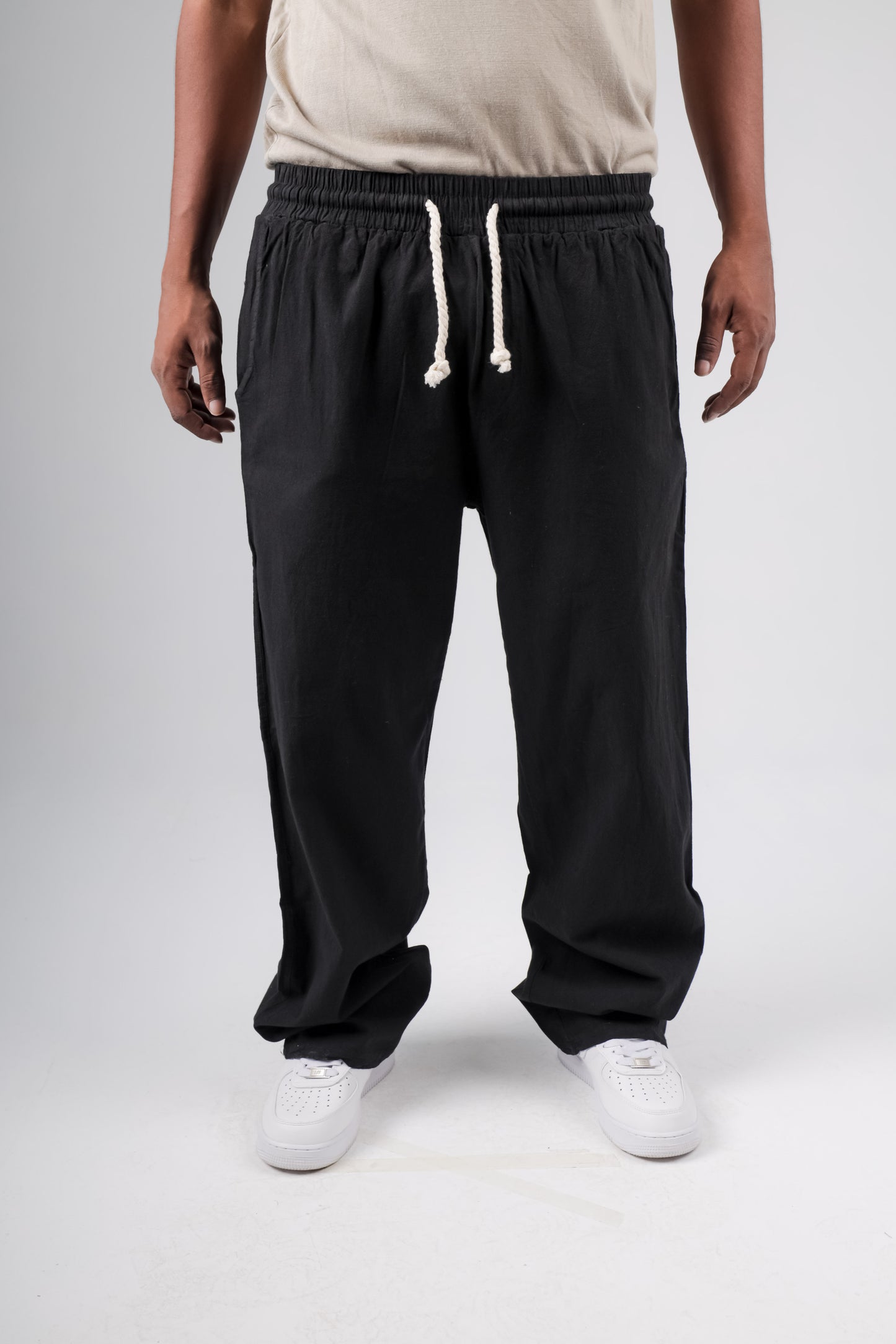 Barrier Baggy linen blend trouser