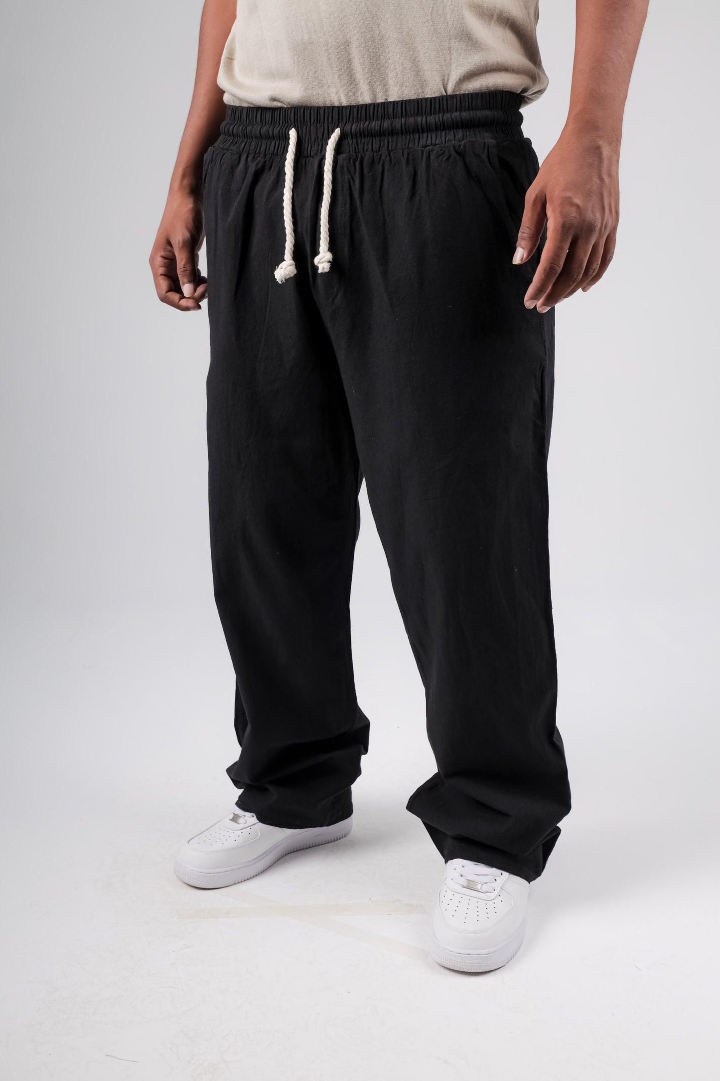 Barrier Baggy linen blend trouser
