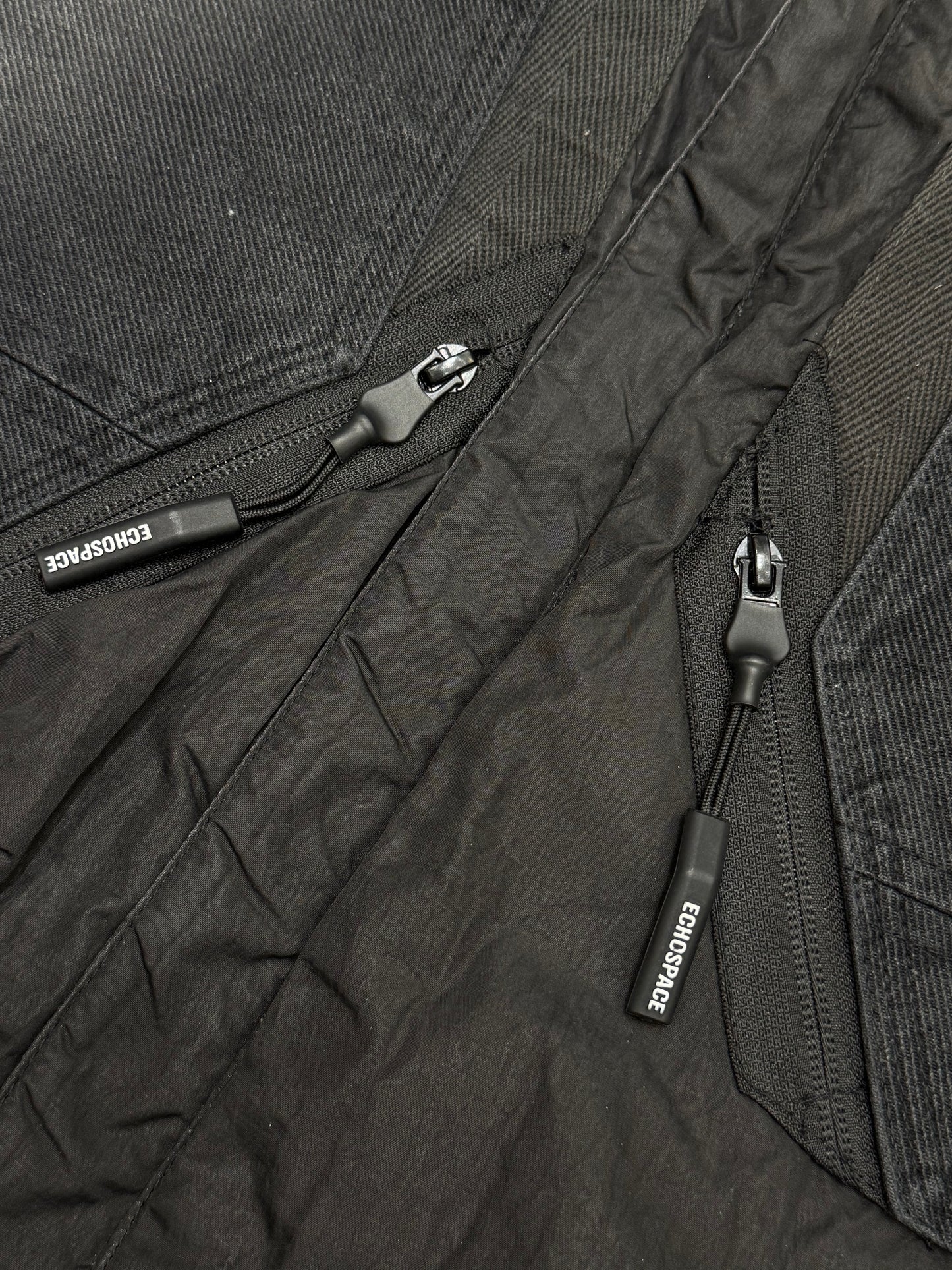 Cropped Black Hybrid Jacket