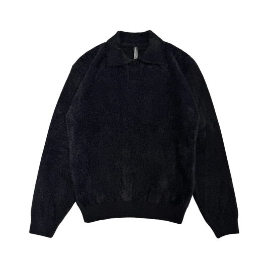 Mohair Polo knitted sweater