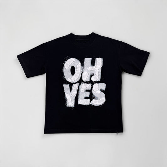 Raw “OH YES” heavy weight tshirt
