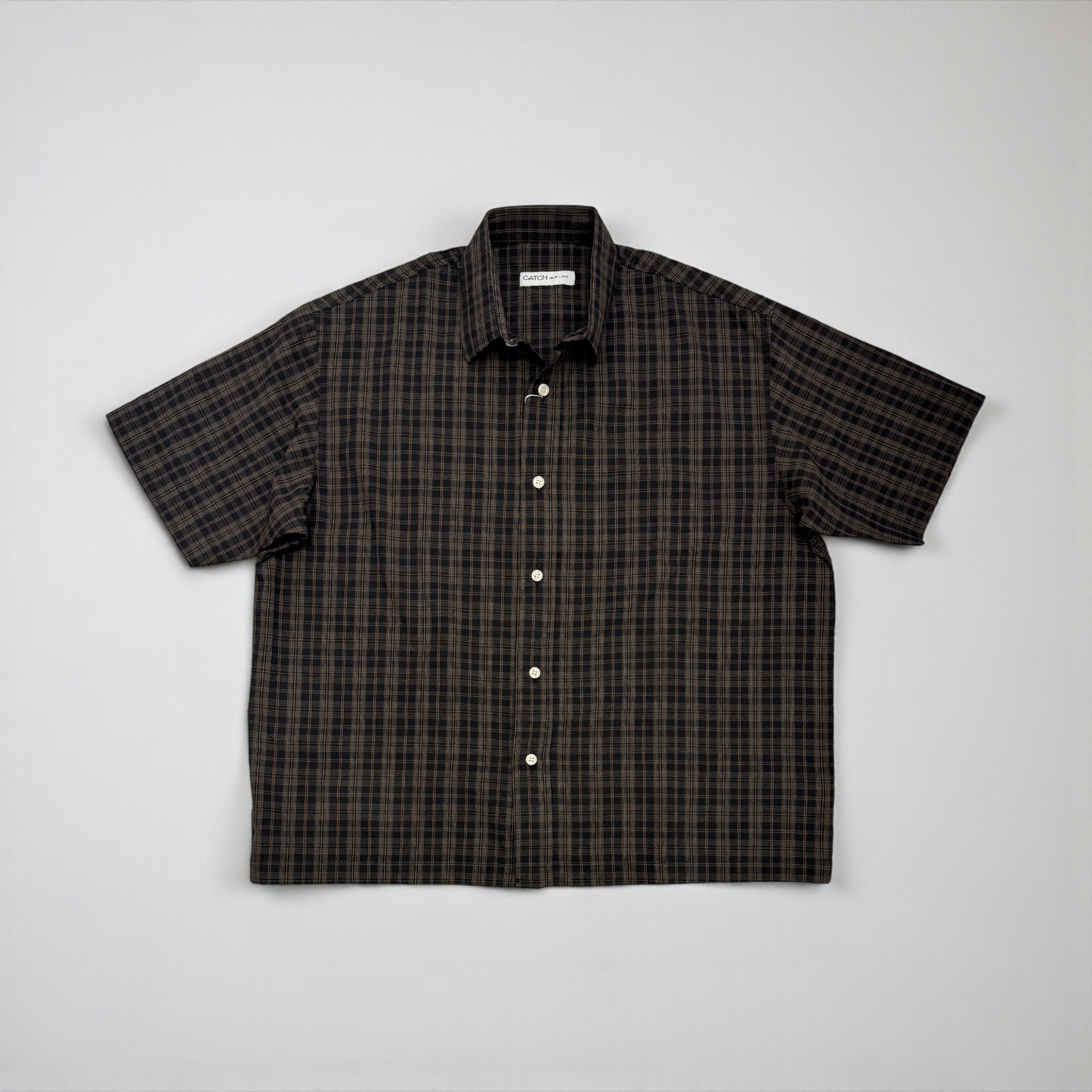 Classic Grid cropped shirt