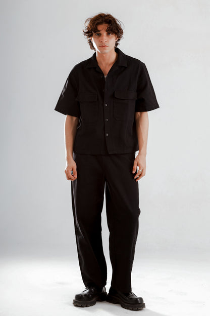 Barrier set boxy fit shirt+baggy jeans