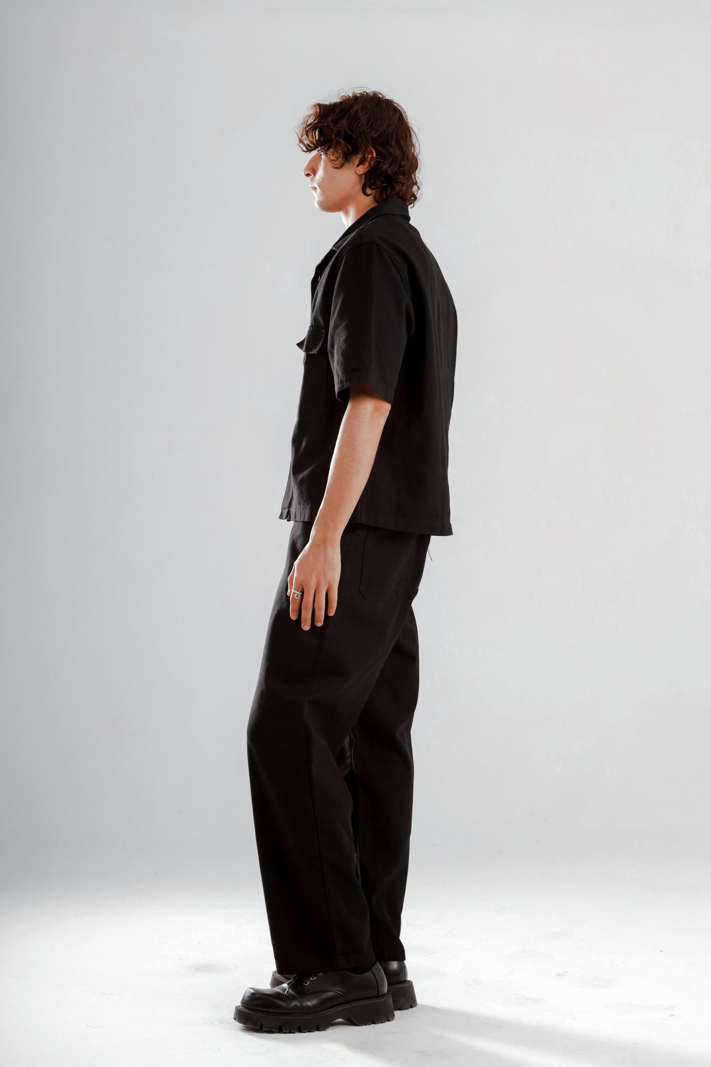 Barrier set boxy fit shirt+baggy jeans