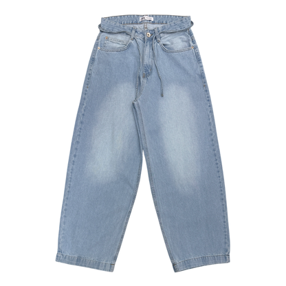 Balloon jeans in light blue washed
