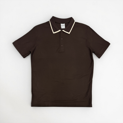 Fitted Contrast Collar Polo
