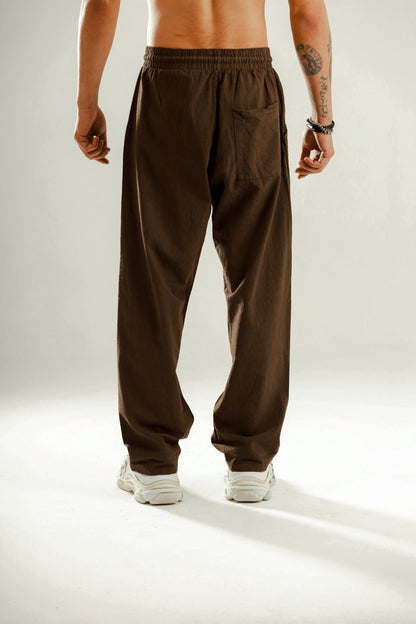 Barrier Baggy linen blend trouser