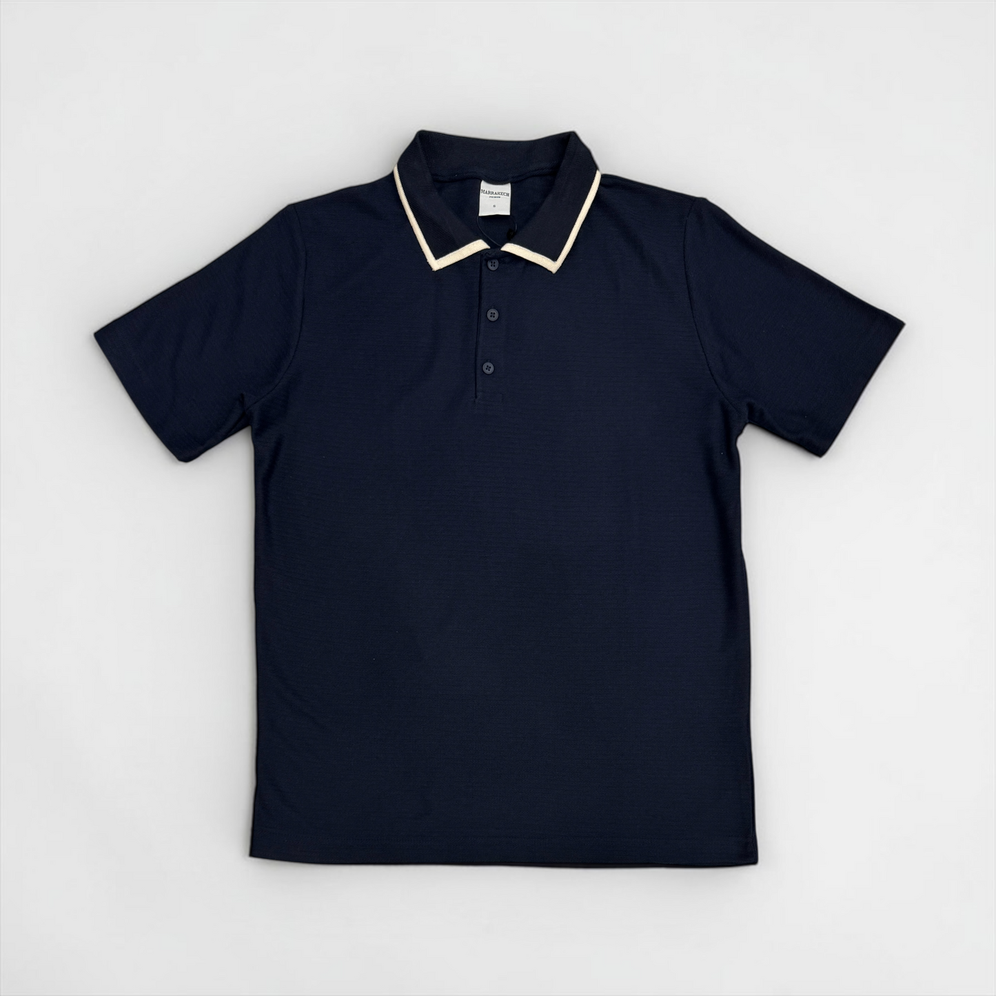 Fitted Contrast Collar Polo