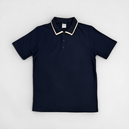 Fitted Contrast Collar Polo