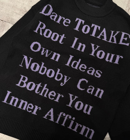 Knitted sweater 7213