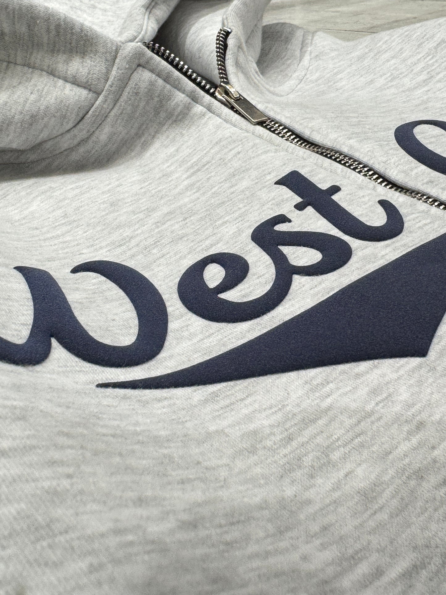 West coast Puff printed zip up hoodie