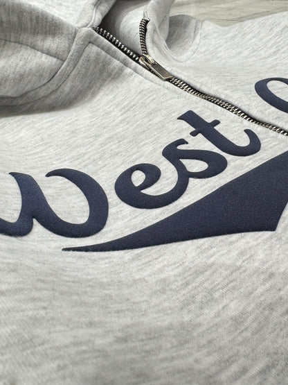 West coast Puff printed zip up hoodie