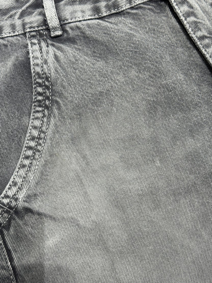 Ballon jeans in gray washed