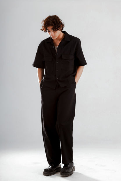 Barrier set boxy fit shirt+baggy jeans