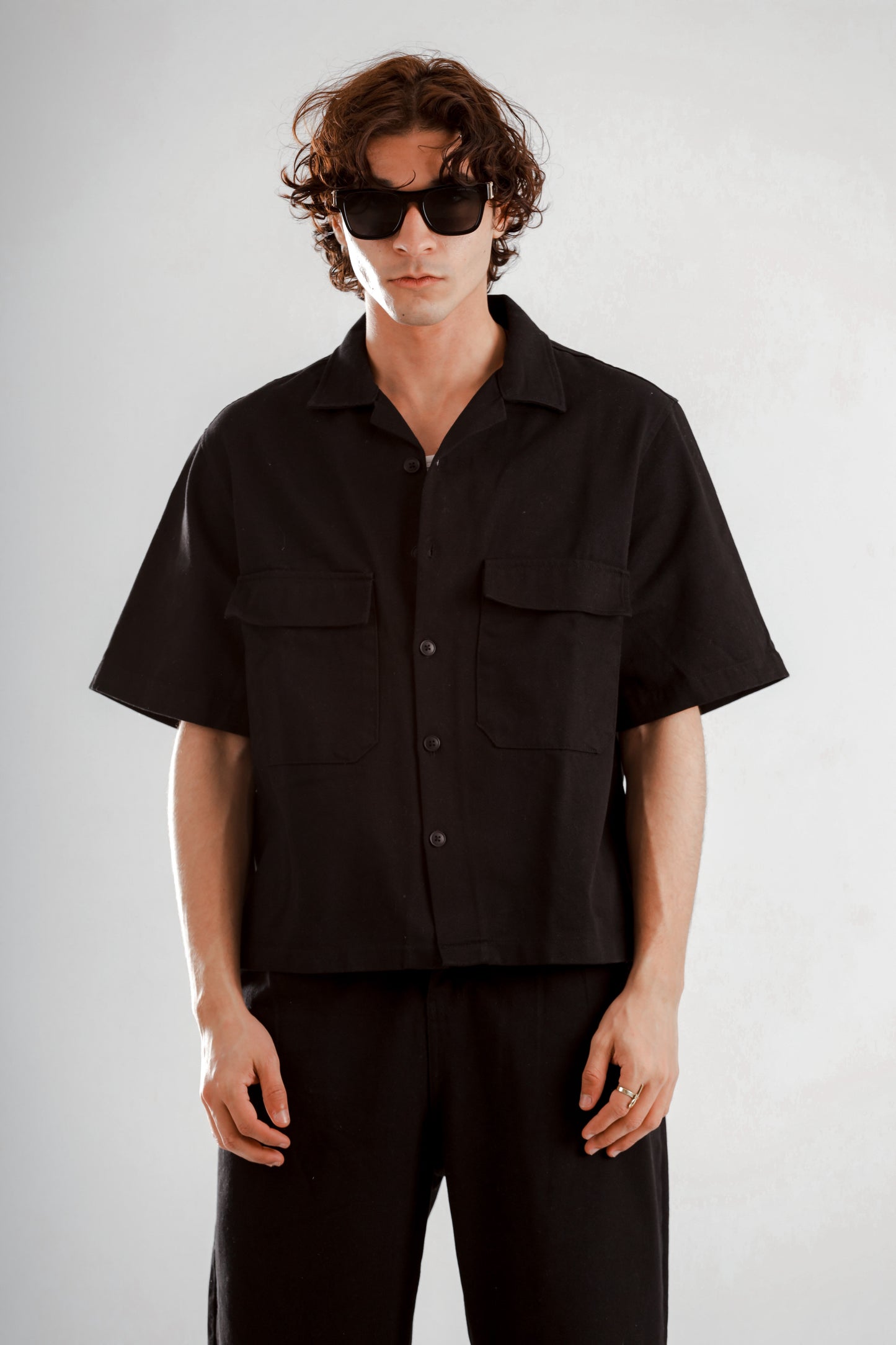 Barrier set boxy fit shirt+baggy jeans