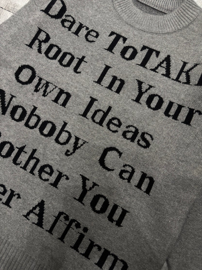 Knitted sweater 7213