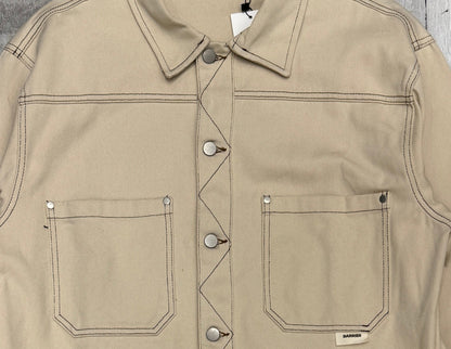 Match set cropped jacket + baggy jeans