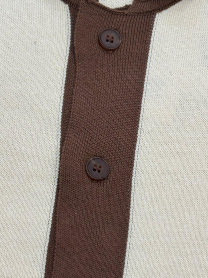 Mocha Line Knit Shir