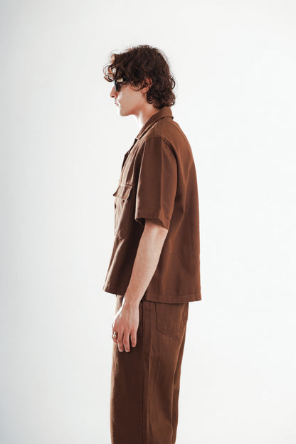 Barrier set boxy fit shirt+baggy jeans