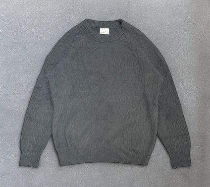 Fluffy mohair knit sweater