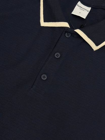 Fitted Contrast Collar Polo