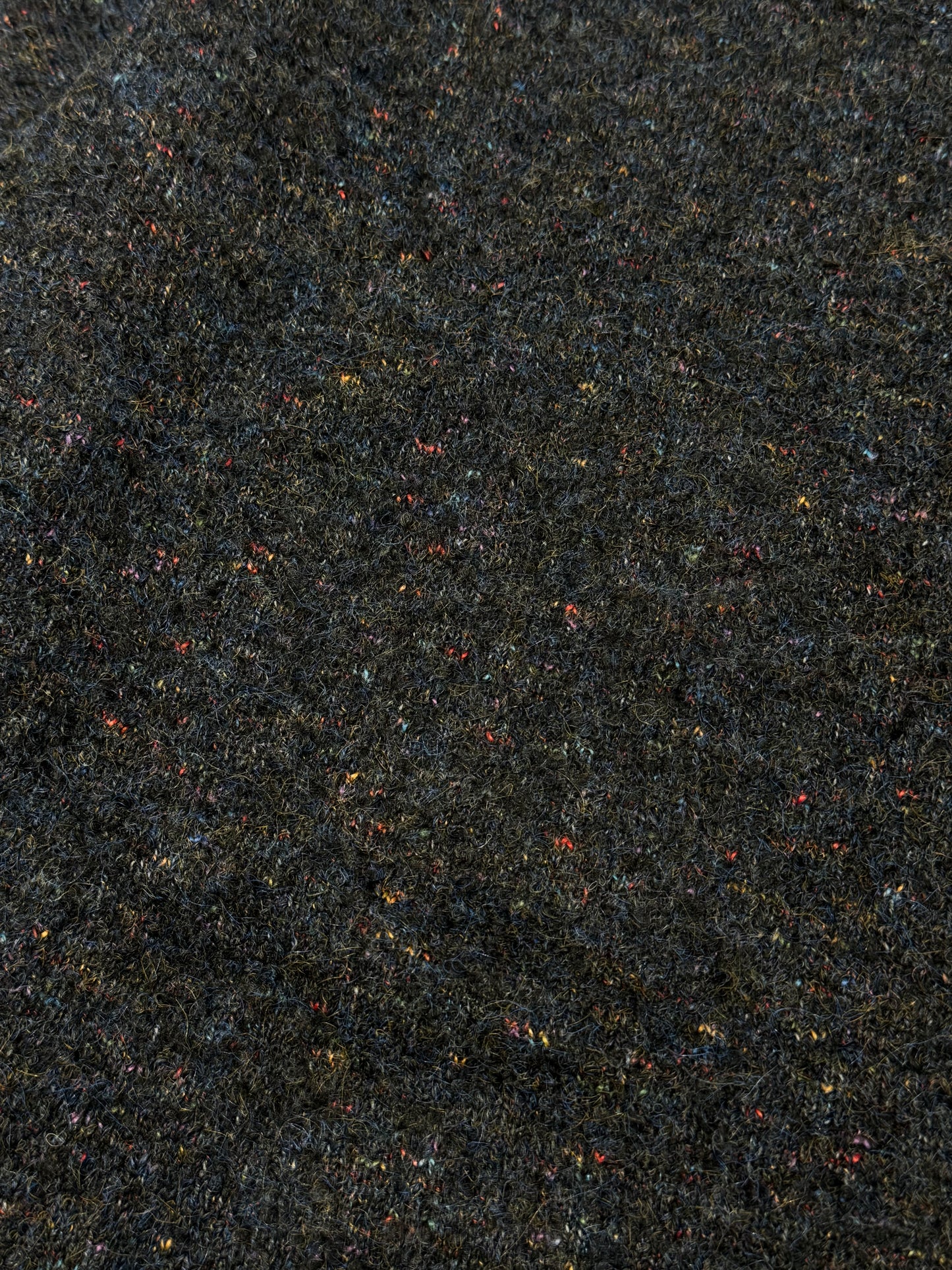 Retro textured knit sweater