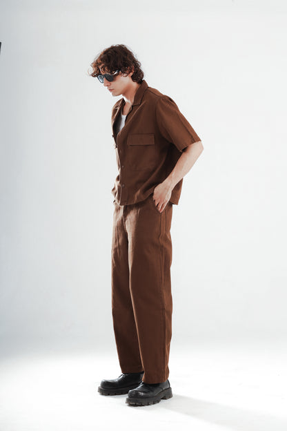 Barrier set boxy fit shirt+baggy jeans