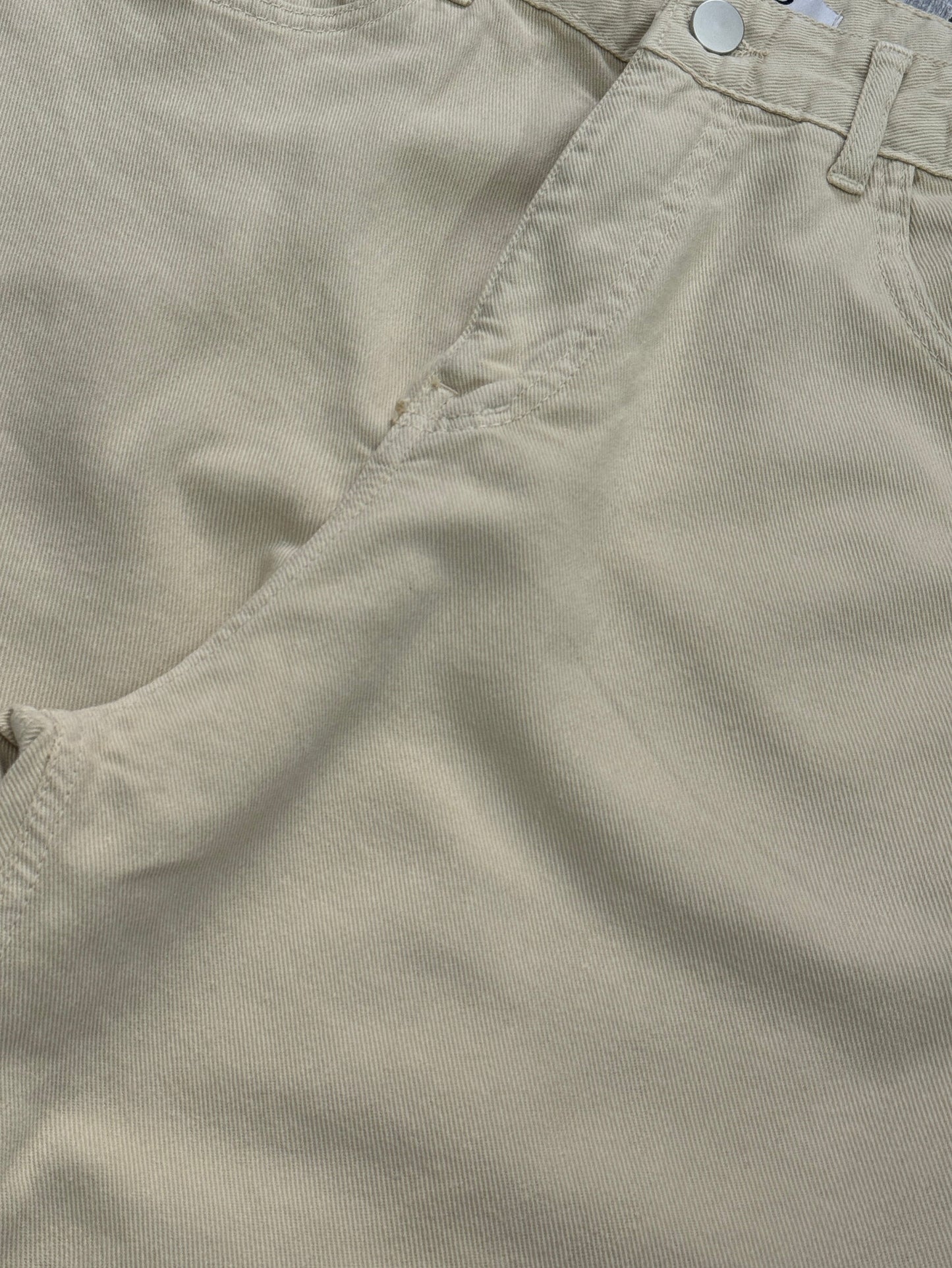 Cream baggy jeans