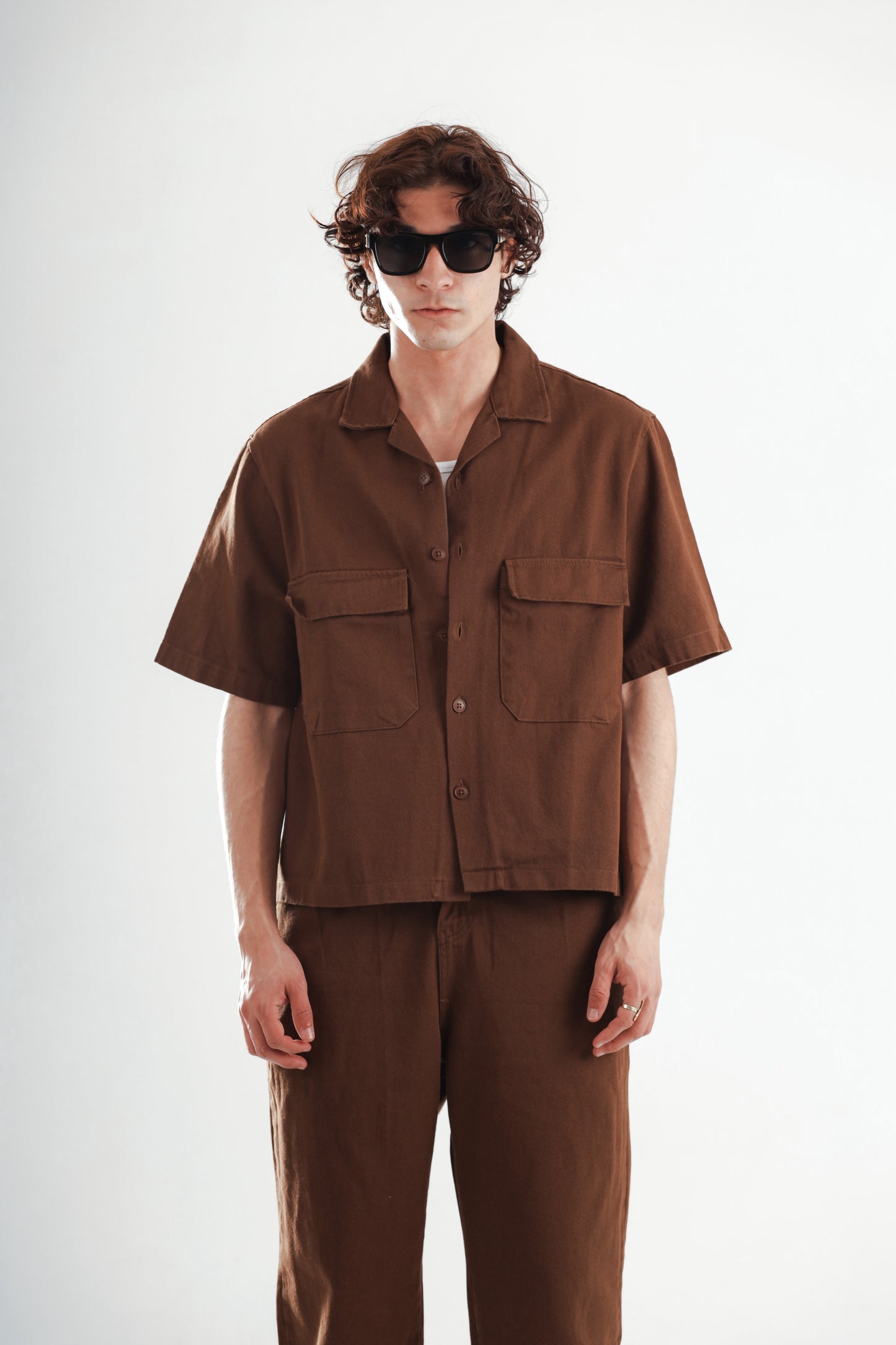 Barrier set boxy fit shirt+baggy jeans