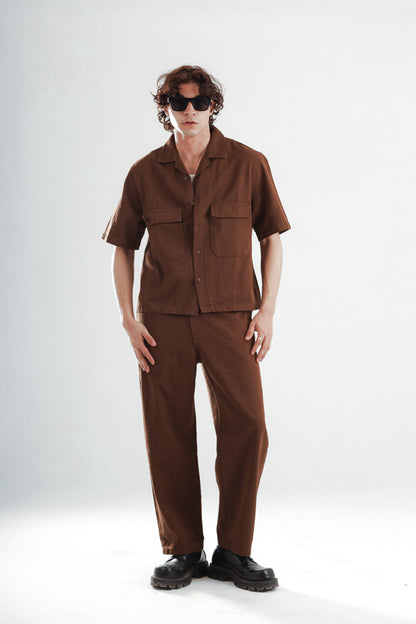 Barrier set boxy fit shirt+baggy jeans