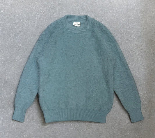 Fluffy mohair knit sweater