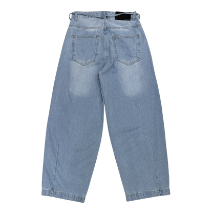 Balloon jeans in light blue washed