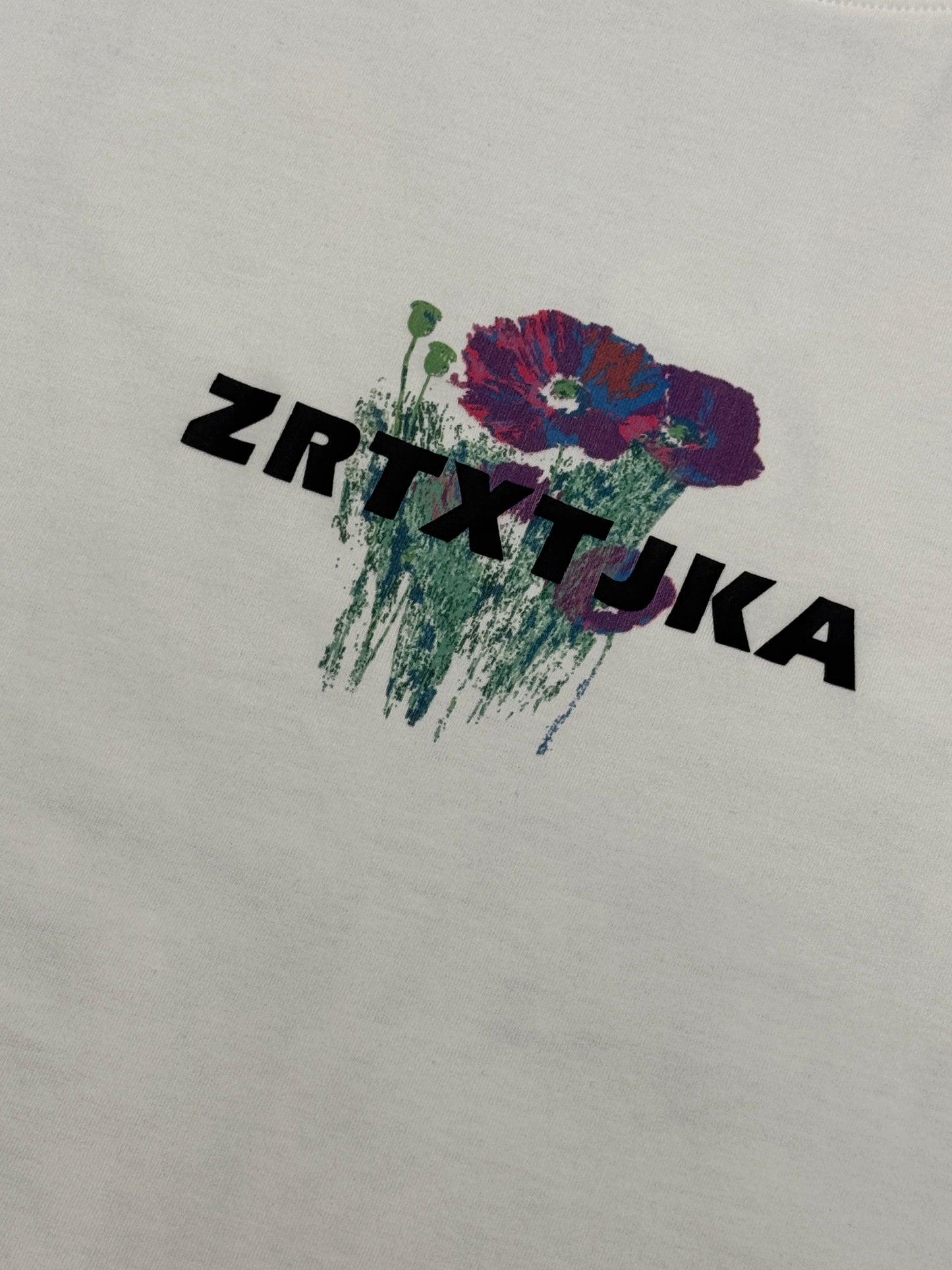 Oversized Floral Graphic tshirt