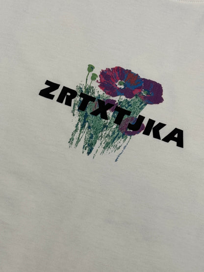 Oversized Floral Graphic tshirt