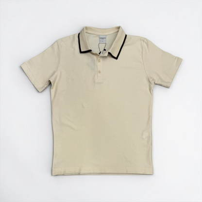 Fitted Contrast Collar Polo